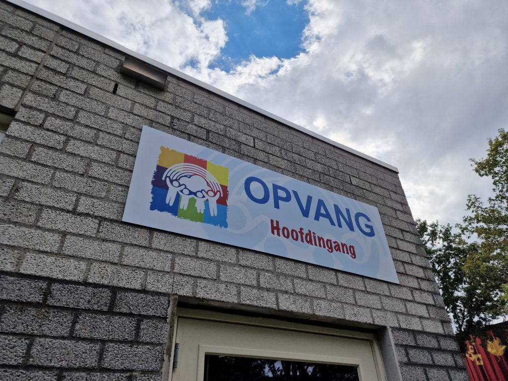 Reclamebord kinderdagopvang